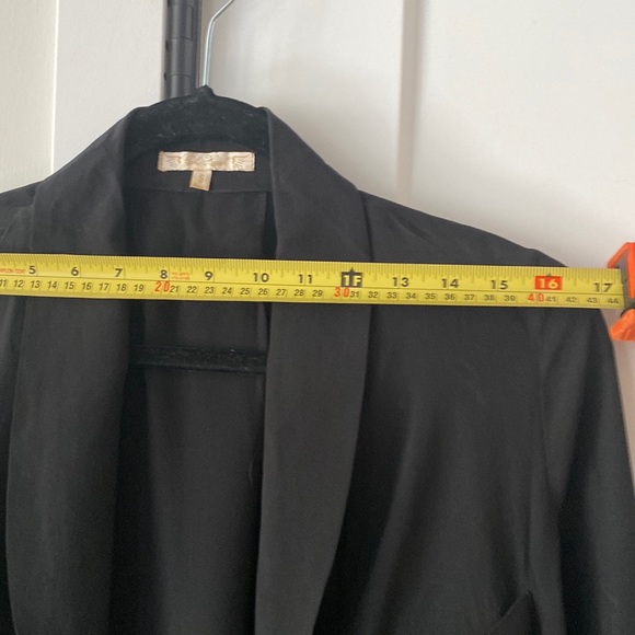 Gold Hawk Silk Blazer Jacket Coat Size S - Picture 11 of 12